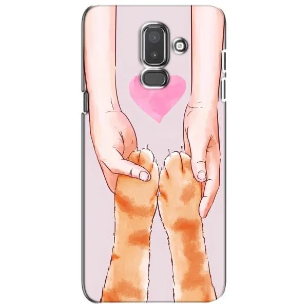 Чехол с принтом «Любовь к котикам» для Samsung Galaxy J8 2018 (J810)