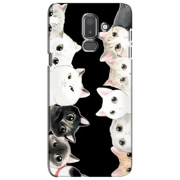 Чехол с принтом «Взгляд котов» для Samsung Galaxy J8 2018 (J810)