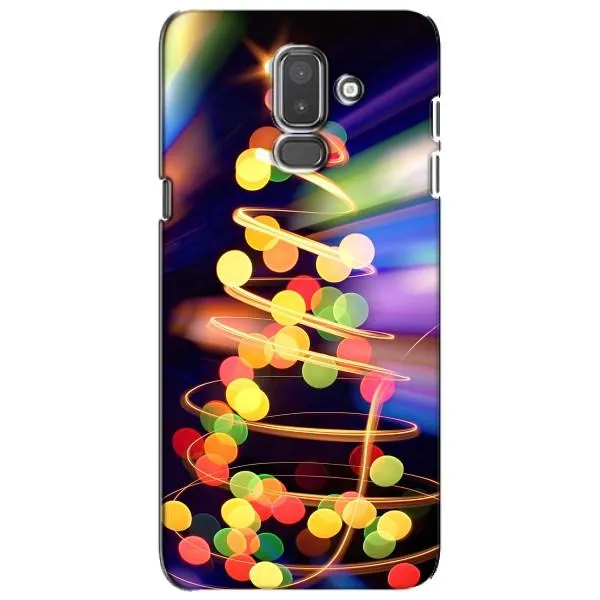Чехол с принтом «Елка с гирлянд» для Samsung Galaxy J8 2018 (J810) Чехол с принтом «Елка с гирлянд» для Samsung Galaxy J8 2018 (J810)