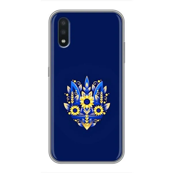 Чехол с принтом «Цветочный Герб» для Samsung Galaxy M01 (M015)