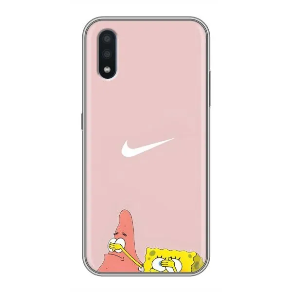 Чохол з принтом «Патрік і Губка» для Samsung Galaxy M01 (M015)