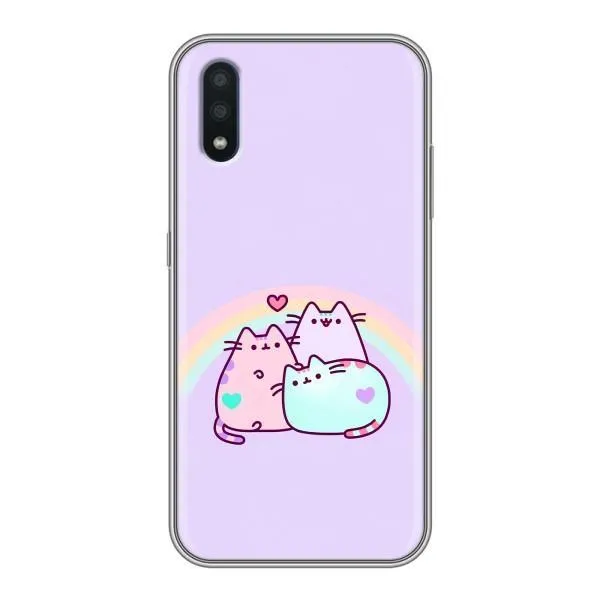 Чехол с принтом «Радужные котики» для Samsung Galaxy M01 (M015)