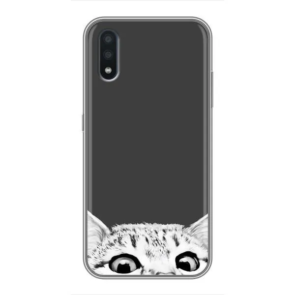 Чехол с принтом «Выглядывает кот» для Samsung Galaxy M01 (M015)