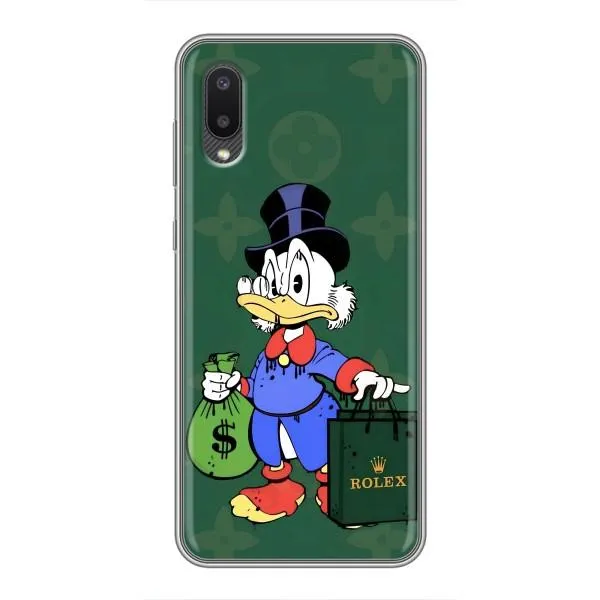Чехол с принтом «Богатая Утка» для Samsung Galaxy M02 (M022)