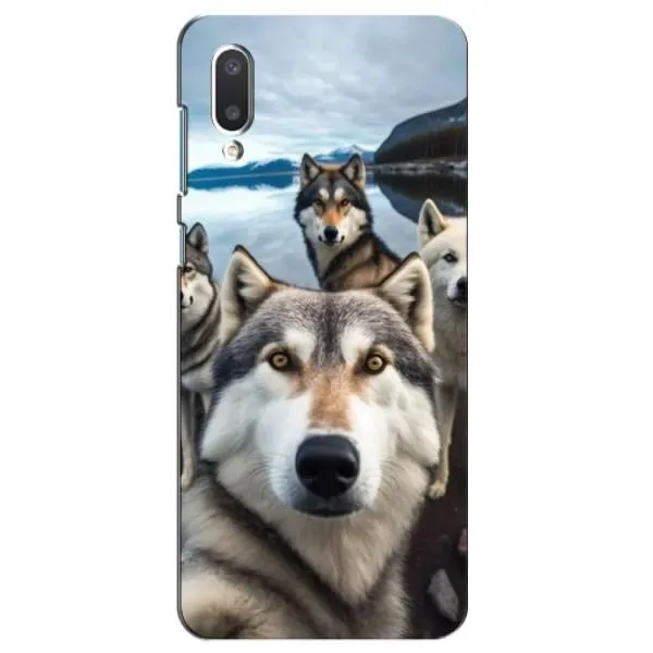 Чехол с принтом «Селфи ХАски» для Samsung Galaxy M02 (M022)