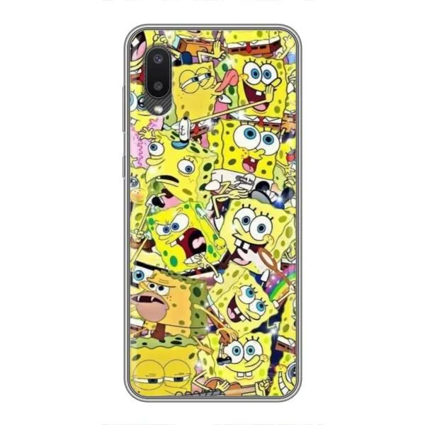 Чохол з принтом «Емоції Спан Боба» для Samsung Galaxy M02 (M022)