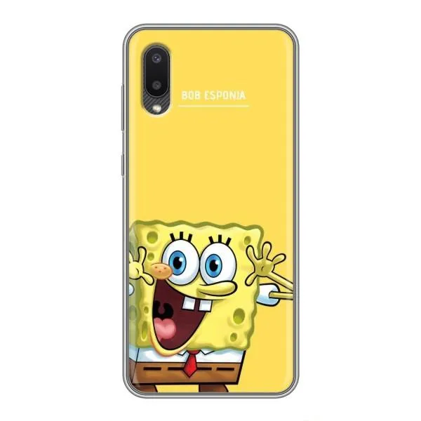 Чохол з принтом «Губка Боб» для Samsung Galaxy M02 (M022)