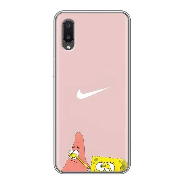 Чохол з принтом «Патрік і Губка» для Samsung Galaxy M02 (M022)
