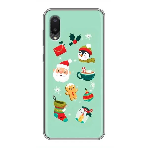 Чехол с принтом «Настроение НГ» для Samsung Galaxy M02 (M022)