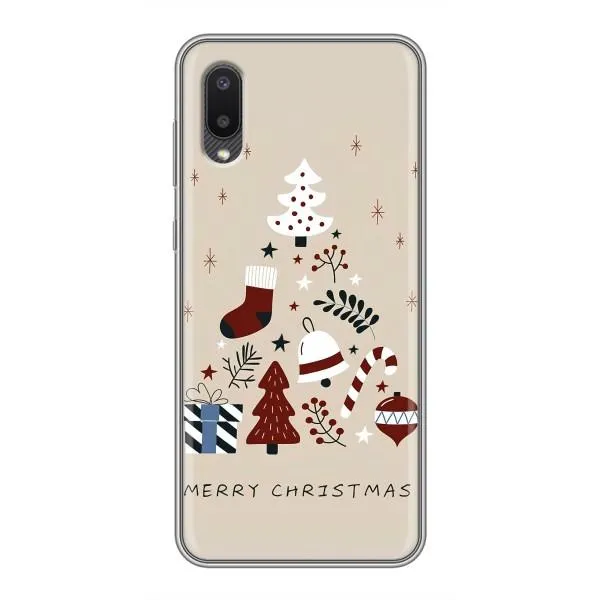 Чехол с принтом «Merry Christmas» для Samsung Galaxy M02 (M022)