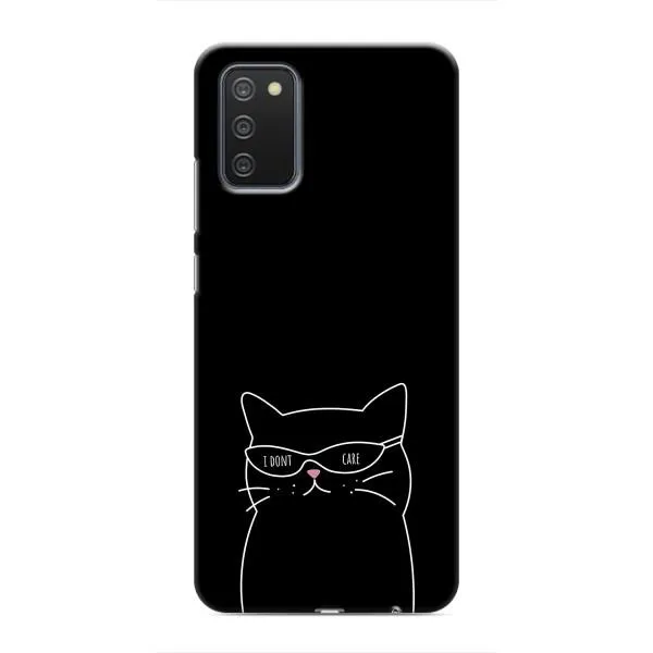 Чехол с принтом «Равнодушный кот» для Samsung Galaxy M02s Чехол с принтом «Равнодушный кот» для Samsung Galaxy M02s