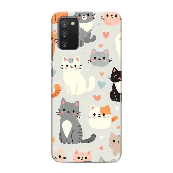 Чехол с принтом «Коллаж котов» для Samsung Galaxy M02s Чехол с принтом «Коллаж котов» для Samsung Galaxy M02s