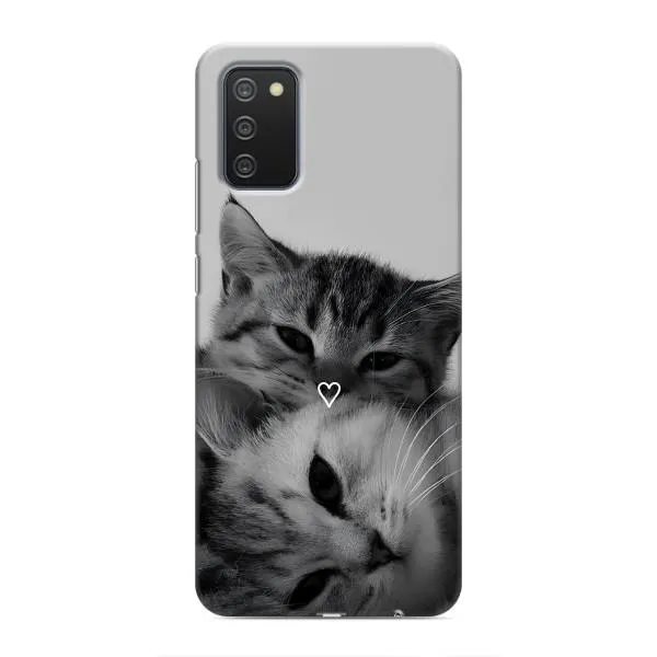 Чехол с принтом «Пара котов» для Samsung Galaxy M02s Чехол с принтом «Пара котов» для Samsung Galaxy M02s