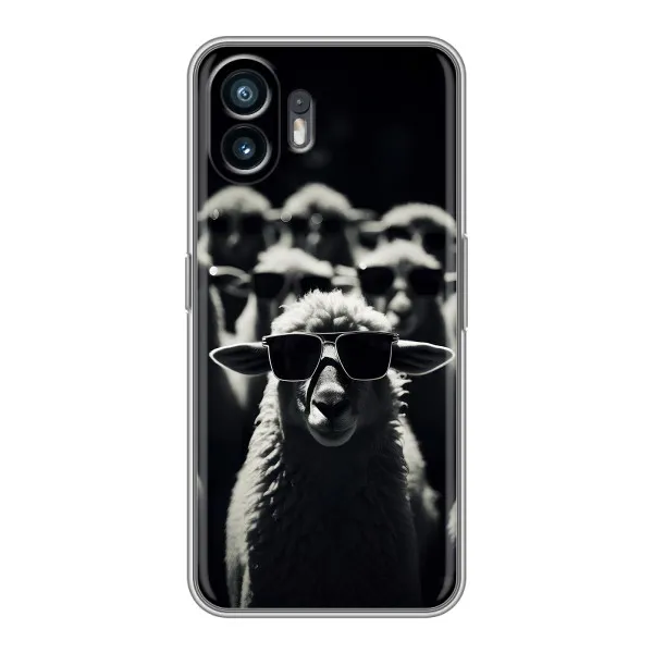 Чехол с принтом «Овечка в очках» для Samsung Galaxy M07