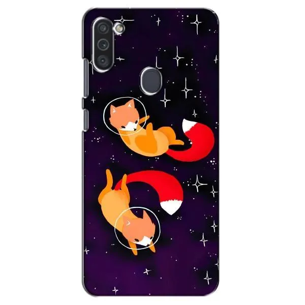 Чехол с принтом «Лисички космонавты» для Samsung Galaxy M11