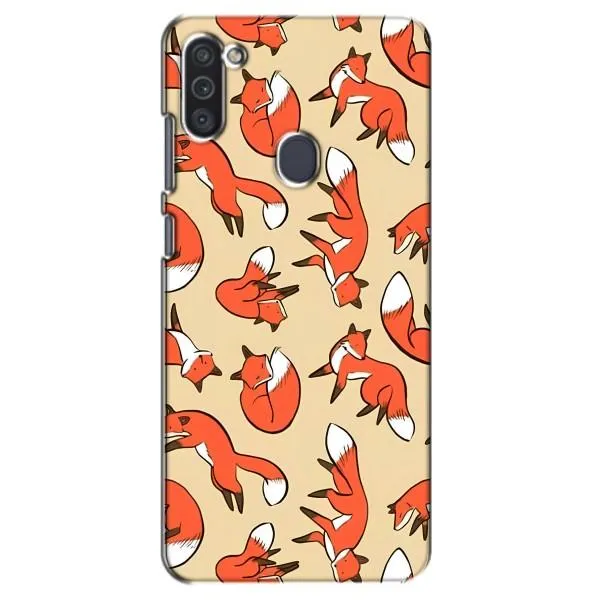 Чехол с принтом «Лисички» для Samsung Galaxy M11