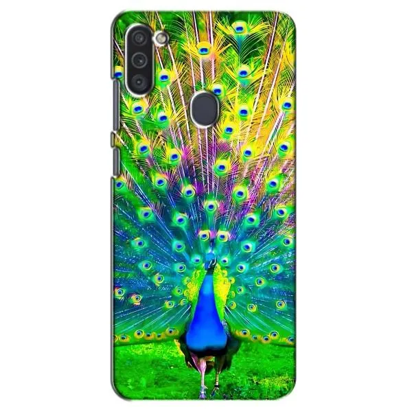 Чехол с принтом «Яркий Павлин» для Samsung Galaxy M11 Чехол с принтом «Яркий Павлин» для Samsung Galaxy M11