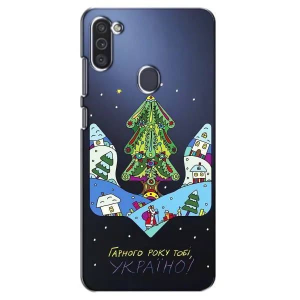 Чехол с принтом «Рождественский герб» для Samsung Galaxy M11