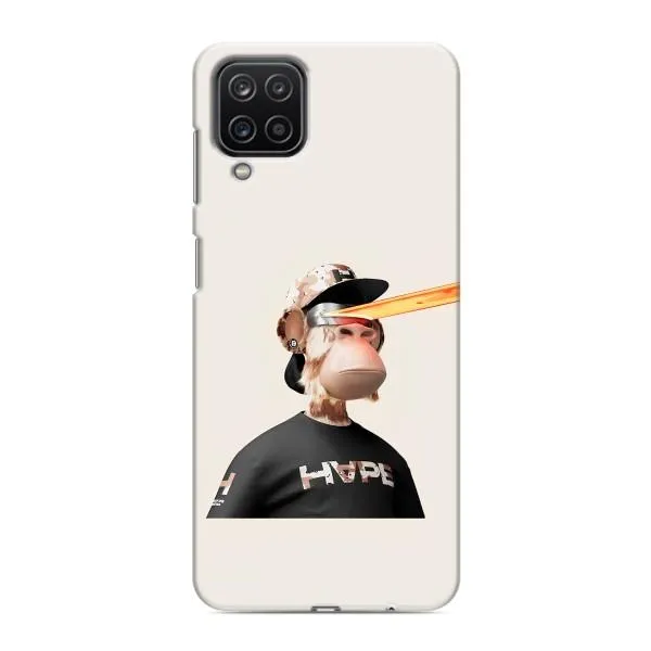 Чехол с принтом «обезьяна NFT в очках» для Samsung Galaxy M12 Чехол с принтом «обезьяна NFT в очках» для Samsung Galaxy M12