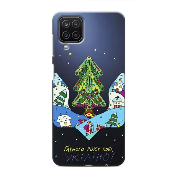 Чехол с принтом «Рождественский герб» для Samsung Galaxy M12