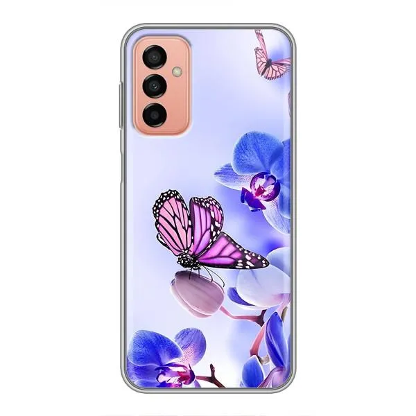 Чехол с принтом «Бабочка на цветочке» для Samsung Galaxy M13