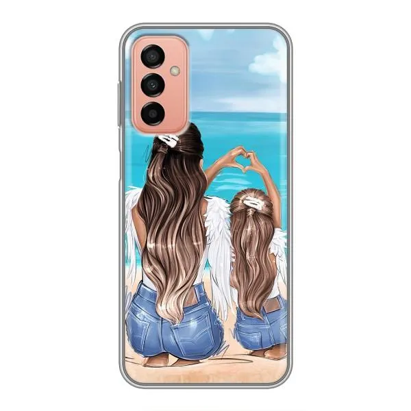 Чехол с принтом «Мама с доченькой» для Samsung Galaxy M13