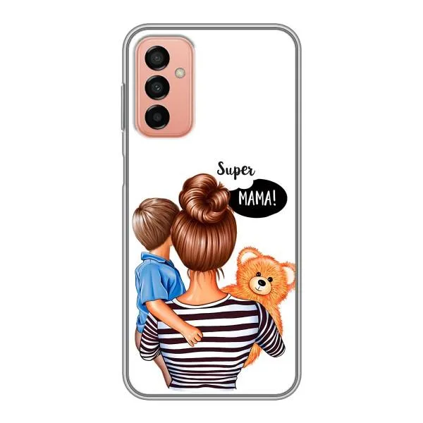 Чехол с принтом «Мама с сыном» для Samsung Galaxy M13