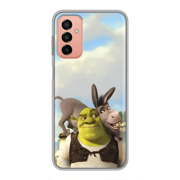 Чехол с принтом «Шрек и Осел» для Samsung Galaxy M13