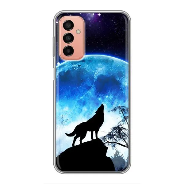 Чехол с принтом «Волк на луну» для Samsung Galaxy M13