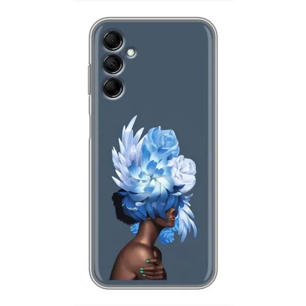 Чехол с принтом «Цветы на голове» для Samsung Galaxy M14 5g (M146)