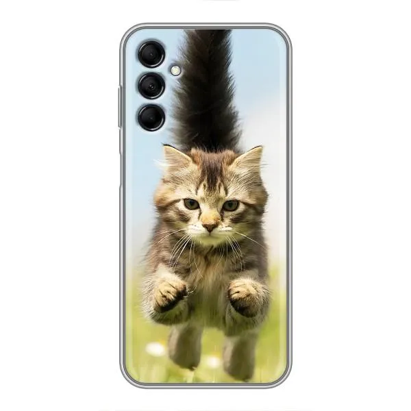 Чохол з принтом «Прижок кота» для Samsung Galaxy M14 5g (M146)