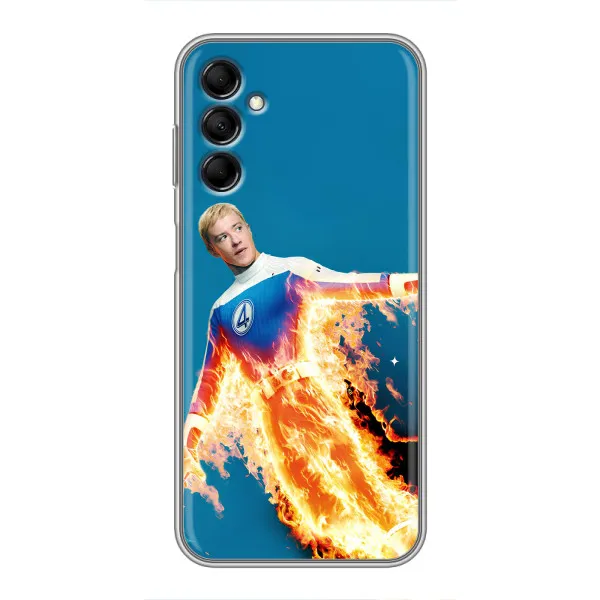 Чохол з принтом «Людина-факел у вогні» для Samsung Galaxy M14 5g (M146)