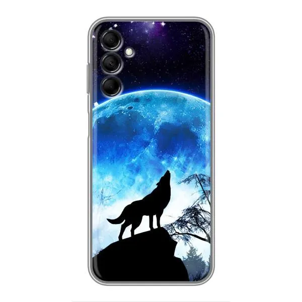 Чехол с принтом «Волк на луну» для Samsung Galaxy M14 5g (M146)