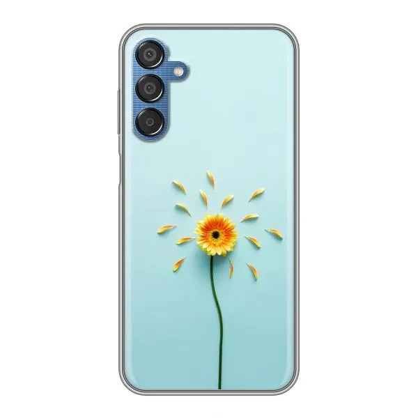 Чехол с принтом «Желтый цветок» для Samsung Galaxy M15 (M156)