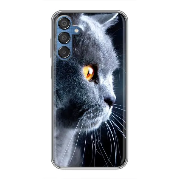 Чехол с принтом «Серый Кот» для Samsung Galaxy M15 (M156)