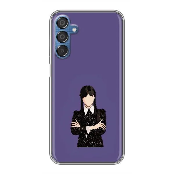 Чехол с принтом «Уэнздей в черном» для Samsung Galaxy M15 (M156)