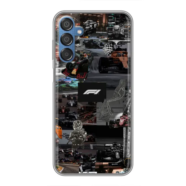 Чехол с принтом «Гоночный коллаж Ф1» для Samsung Galaxy M15 (M156) Чехол с принтом «Гоночный коллаж Ф1» для Samsung Galaxy M15 (M156)