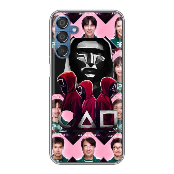 Чехол с принтом «Участники Игра кальмара» для Samsung Galaxy M15 (M156) Чехол с принтом «Участники Игра кальмара» для Samsung Galaxy M15 (M156)