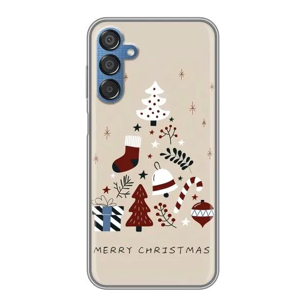 Чехол с принтом «Merry Christmas» для Samsung Galaxy M15 (M156)