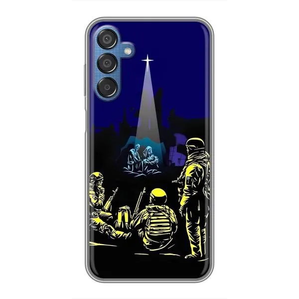Чехол с принтом «Рождество в Украине» для Samsung Galaxy M15 (M156)