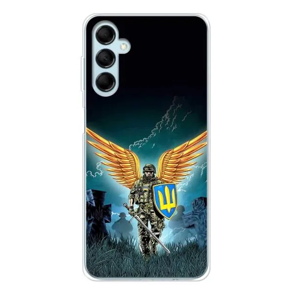 Чехол с принтом «Солдат ЗСУ» для Samsung Galaxy M16