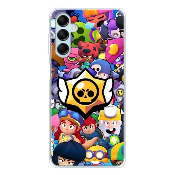 Чехол с принтом «Лого Brawl Stars» для Samsung Galaxy M16