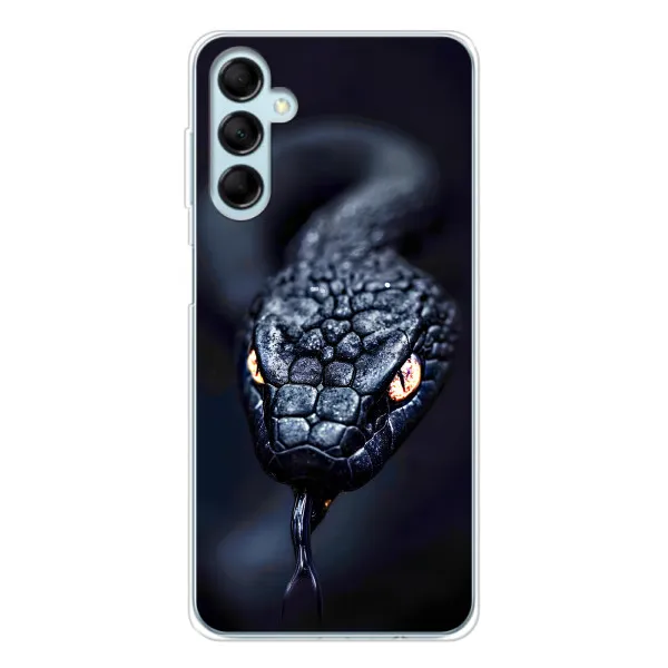 Чехол с принтом «Черная змея» для Samsung Galaxy M16 Чехол с принтом «Черная змея» для Samsung Galaxy M16