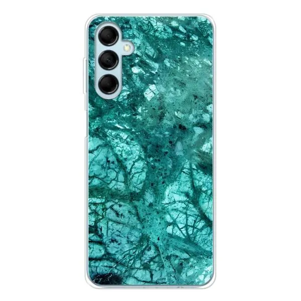 Чехол с принтом «Зеленый мрамор» для Samsung Galaxy M16