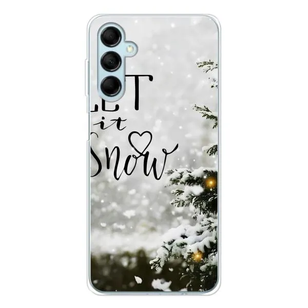 Чехол с принтом «Let it snow» для Samsung Galaxy M16