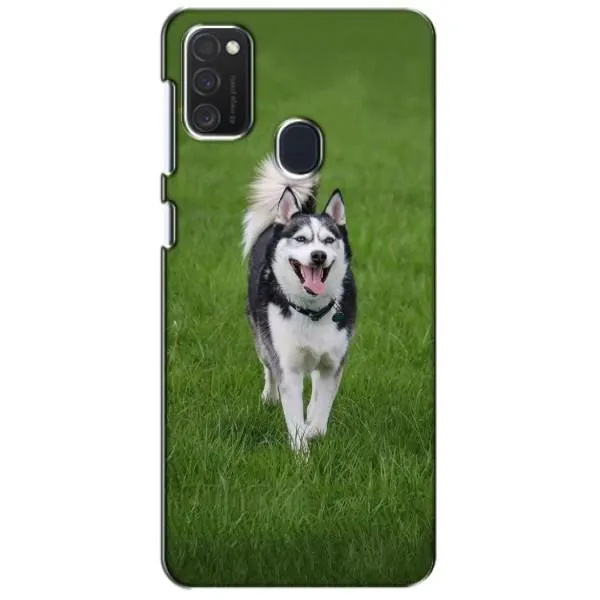 Чехол с принтом «Радостный Хаски» для Samsung Galaxy M21