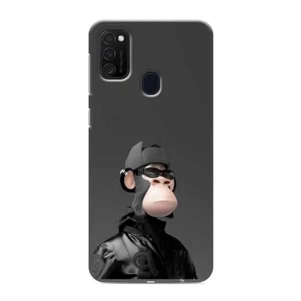 Чехол с принтом «стильная обезьяна NFT» для Samsung Galaxy M21