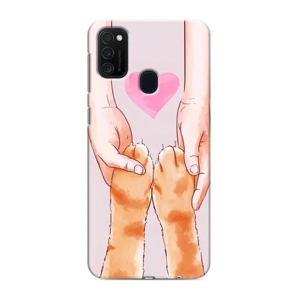 Чехол с принтом «Любовь к котикам» для Samsung Galaxy M21 Чехол с принтом «Любовь к котикам» для Samsung Galaxy M21
