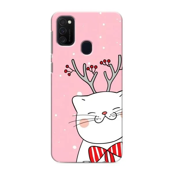 Чехол с принтом «Зимний кот» для Samsung Galaxy M21 Чехол с принтом «Зимний кот» для Samsung Galaxy M21