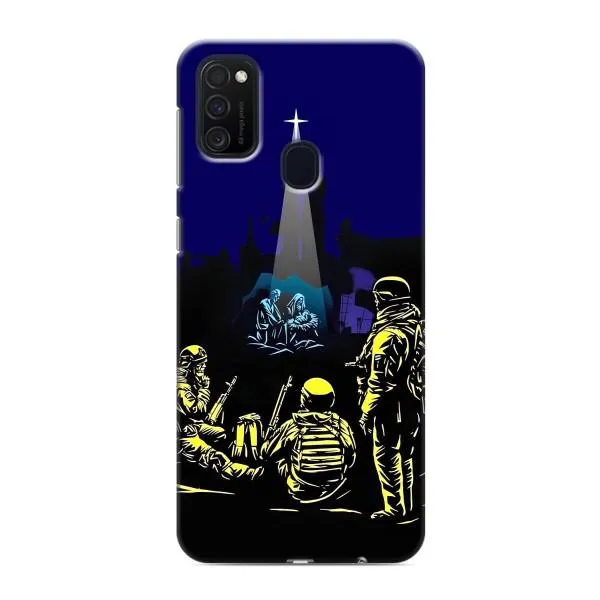Чехол с принтом «Рождество в Украине» для Samsung Galaxy M21